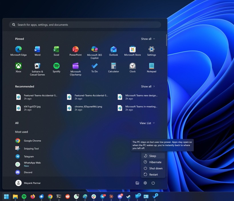 微软 Win11 测试自适应休眠新功能，智能平衡笔记本续航与唤醒速度